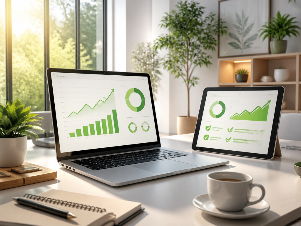 DisTech Sales illustration showing order dashboards and sales analytics